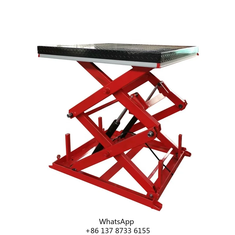 

BELIFT 2026 Best Price 3T Small Portable Stationary Hydraulic Scissor Lift Table With 2000x1500mm For Cargo Lift