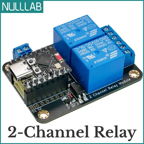 2 Channel DC 5V Relay Module Low Level Trigger with Optocoupler Isolation Smart Home Control Board Compatible with Arduino ESP32