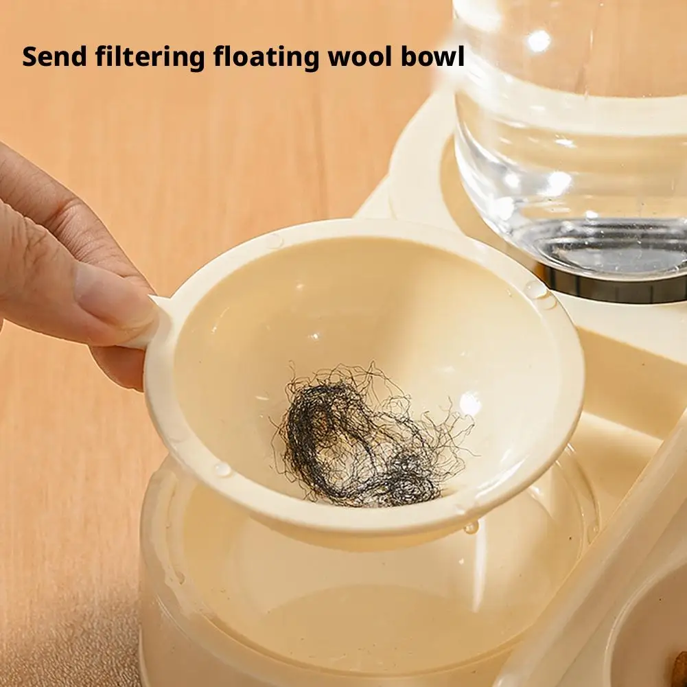 400ml Fully Automatic Pet Feeder with Controllable 2-in-1 Integrated Water Bowl Feeding Basin Detachable And Easy to Clean