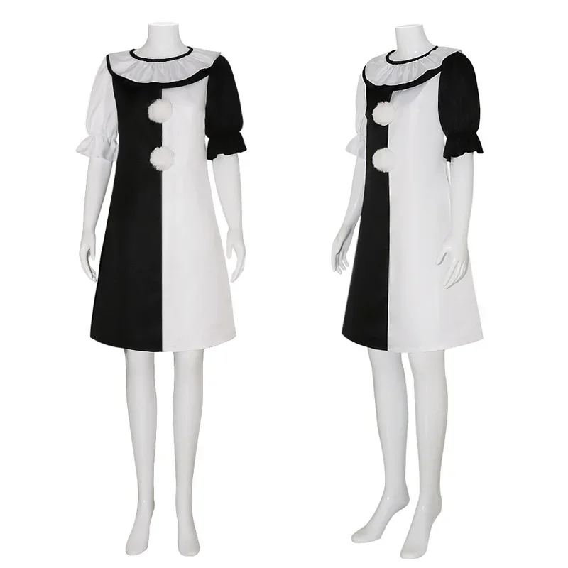 ハロウィーンのための恐ろしいコスプレコスチューム,ピエロショー,学校の衣装,ヘッドマスク,怖いツール,ホラー映画,ステージ,卸売