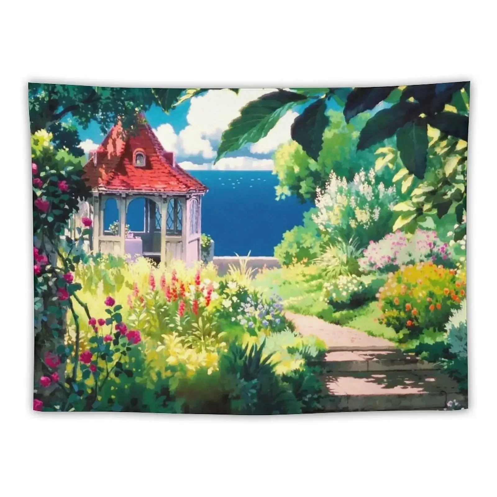 A Site to Sea Tapestry Decoration For Home House Decor Things To Decorate The Room Room Aesthetic Tapestry