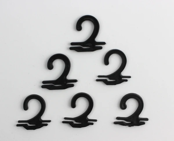500 teile/los Socken Aufhänger Header Karte Haken Große Strümpfe Hosen Schlauch Handschuhe Handtuch Tasche Verpackung Display Haken Clip Kunststoff – Detail 3
