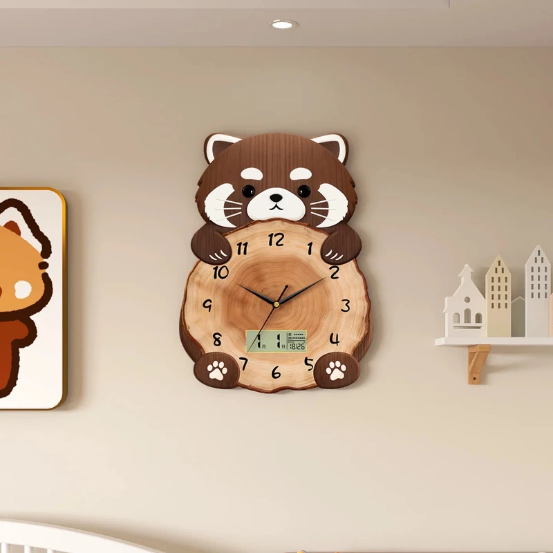 Aesthetic Calendar Clocks Wall Smart Pendulum Moving Quartz Clocks Wall Modern Bedside Relojes De Pared Bedroom Accessories