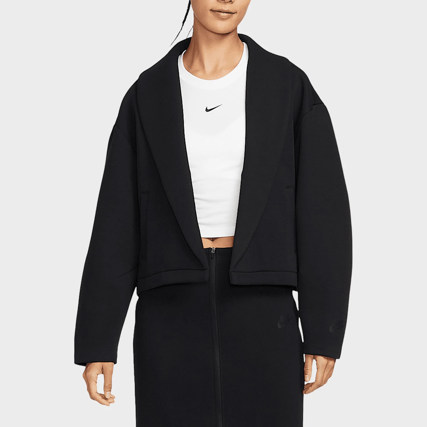 

Nike genuine Oversize Women's Lapel Cardigan Loose Warm Jacket HJ0970-010