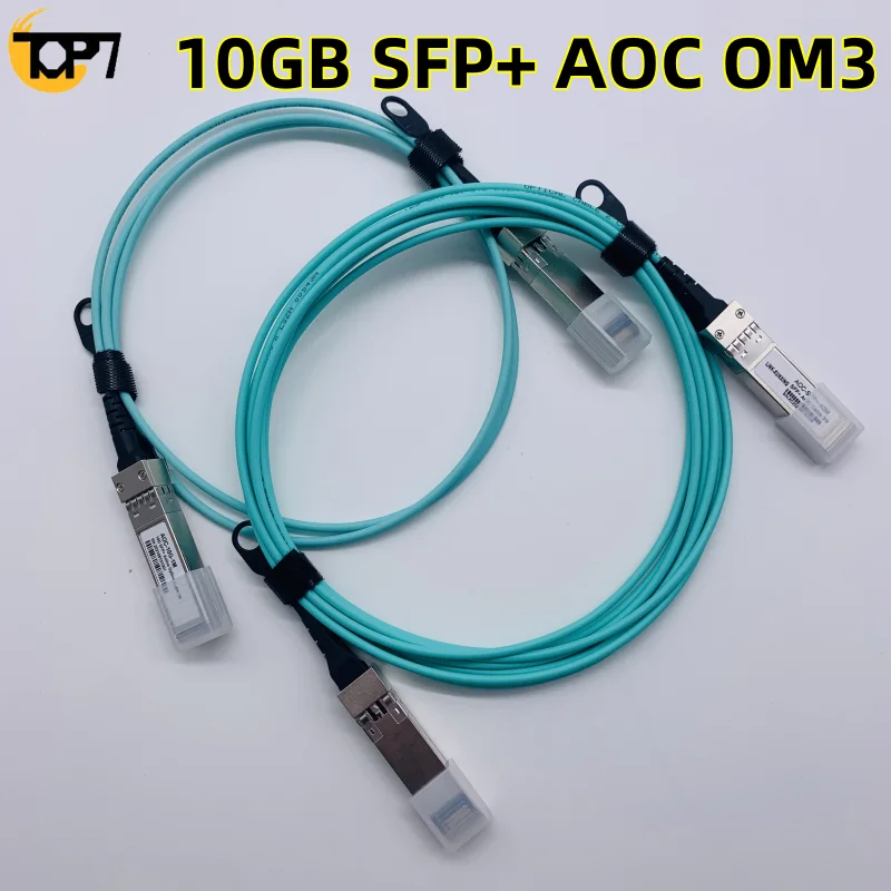 1/2/3/5m10G SFP+ AOC Cable OM3 10GBASE Active Optical SFP Cable high speed compatible with Cisco Huawei MikroTik HP Intel Del