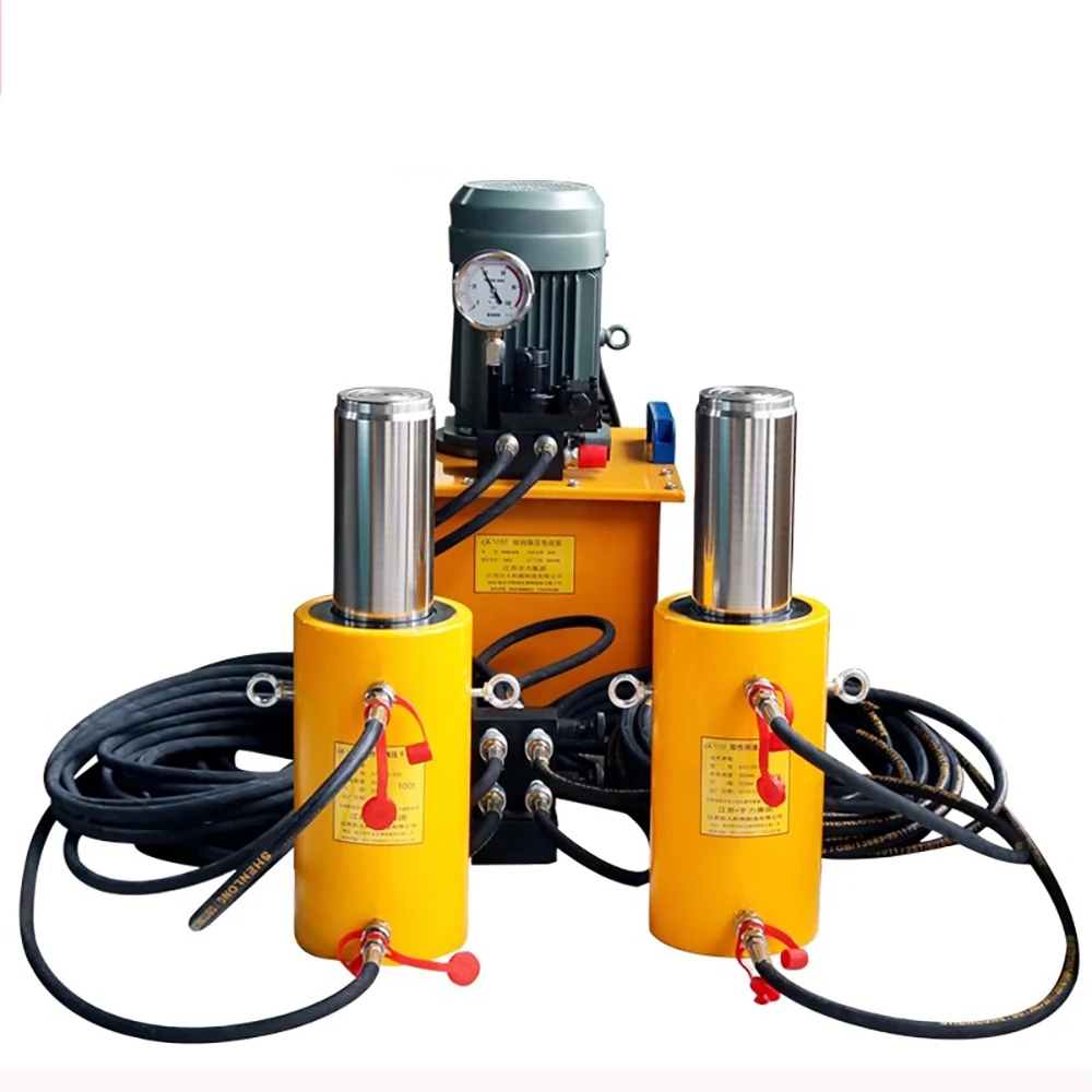 Hydraulic Jack Electric Extended Large Tonnage Synchronous Lifting Cylinder CYG