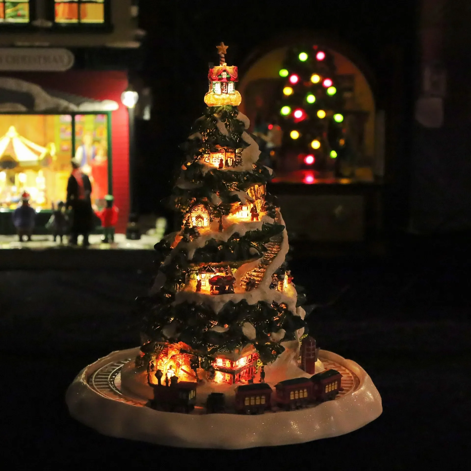 Christmas tree girlfriend birthday gift sir music box hr boys and girls C Christmas