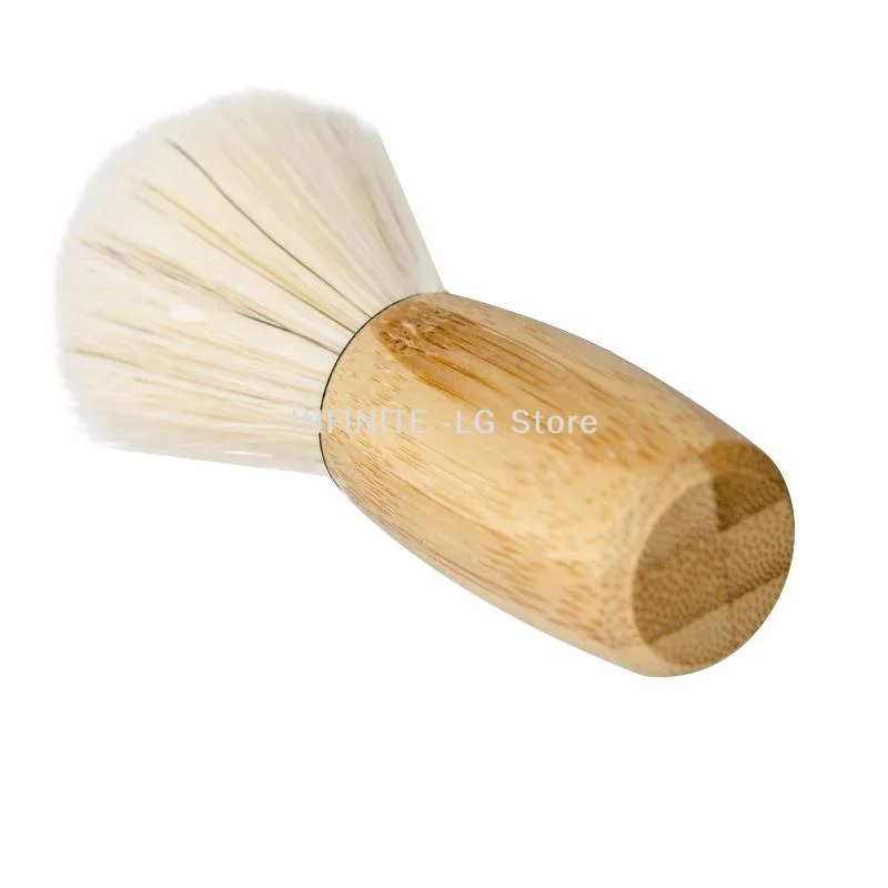 1 Pcs Beard Shaving Brush Makeup Brushes Wooden Handle Bristle Hair Salon Barber Soap Foam Shave Men Facial Cleaning Tools view 3