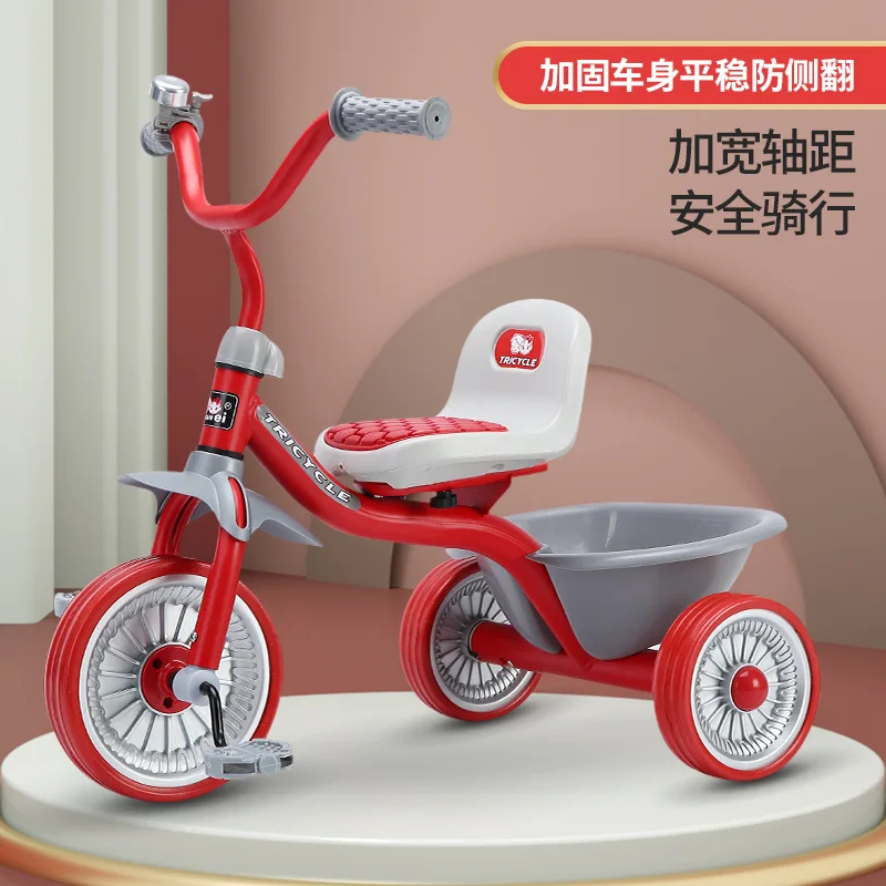 Children\'s Bicycles Tricycle 2-6 Year Old Child Adjustable Seat Secure Against Rollover Wear Resistant Wheel New Dropshipping