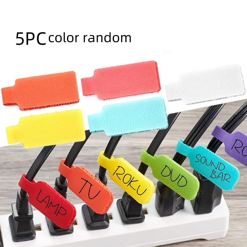 

Label Velcro Wordable Color Cable Identification Adhesive Wordable Wire Classification Strap
