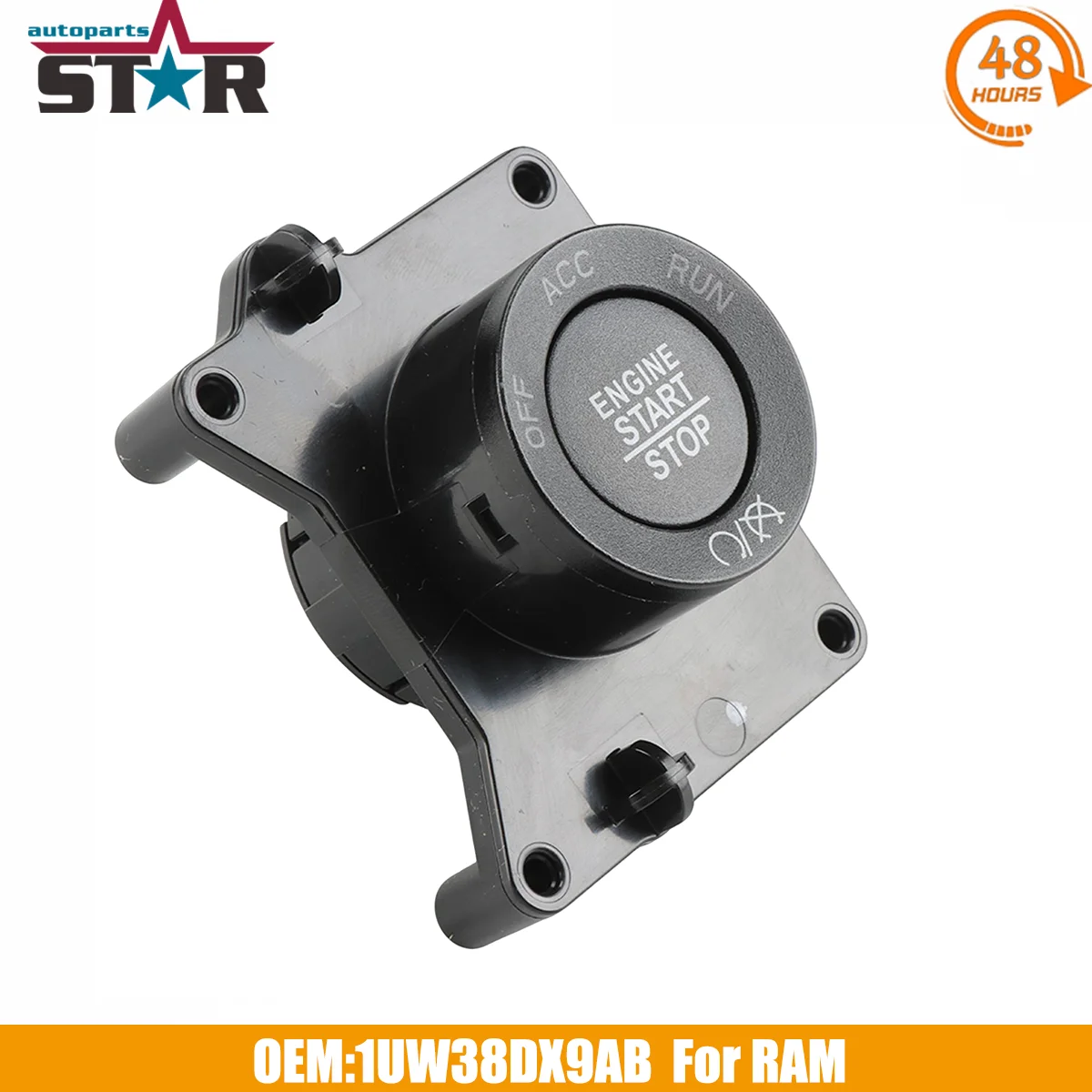

Кнопочный переключатель зажигания запуска двигателя автомобиля 1UW38DX9AB 1UW38DX9AC для RAM 1500 2013-2020 для RAM 4500 ​ 2013-2018