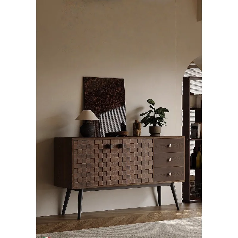 Armazenamento de parede designer sala estar casa nordic jantar armário lateral entrada foyer armário entrada