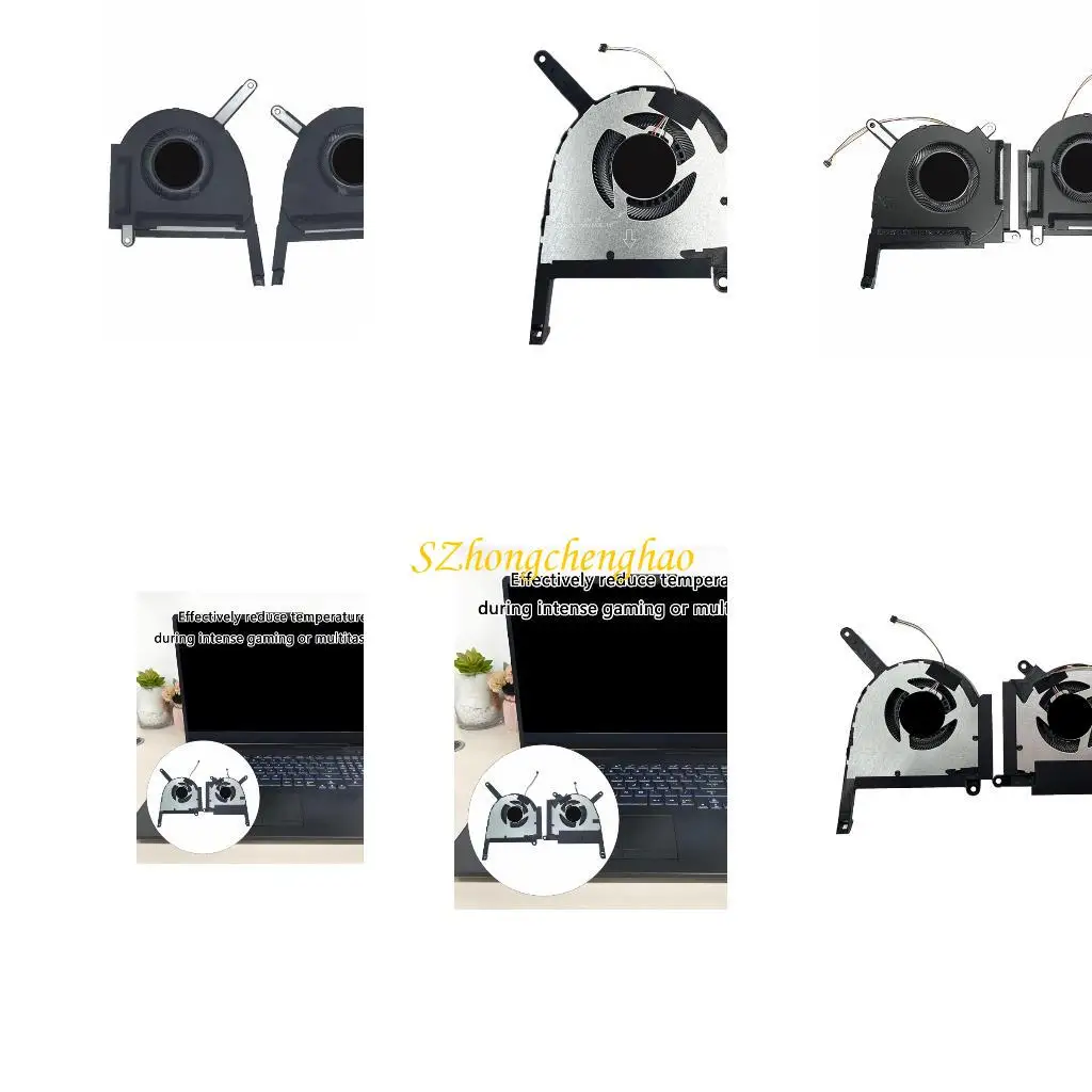 

Advanced Gaming Laptop Cooling Fan CPU Fan For FX507ZM FX507ZR Heat Reduction 601D