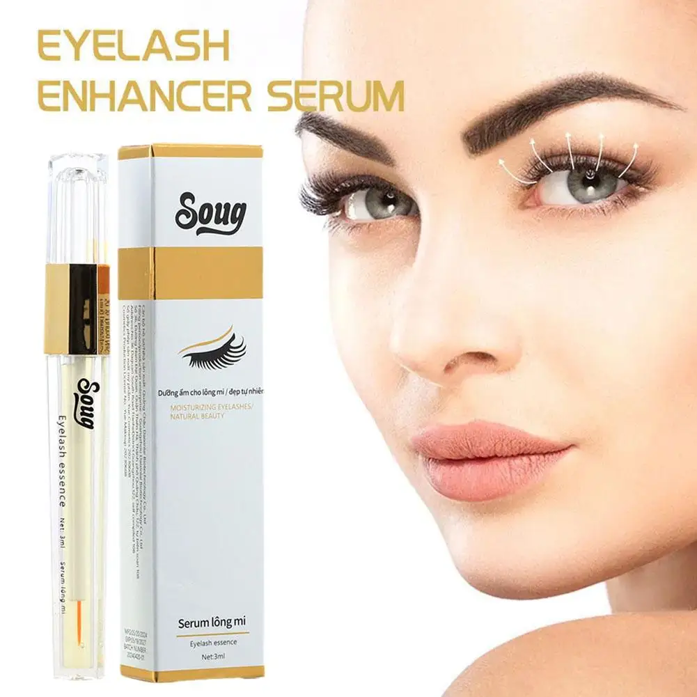 Sérum de croissance rapide des cils, rehausseur de cils naturel, traitement plus complet des yeux, produits plus longs, soins de maquillage, plus épais, K0L8