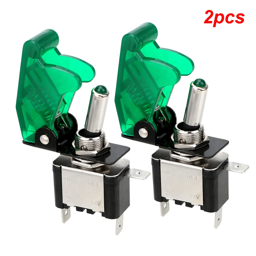 12V SPST Kippschalter LED-Licht für Zündungen Boost Marine Boot Rennwagen Schalter Licht Kippschalter LKW Anhänger Zubehör