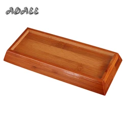 Adaee Bamboo Sharpening Stone Base For Double Sides Whetstone