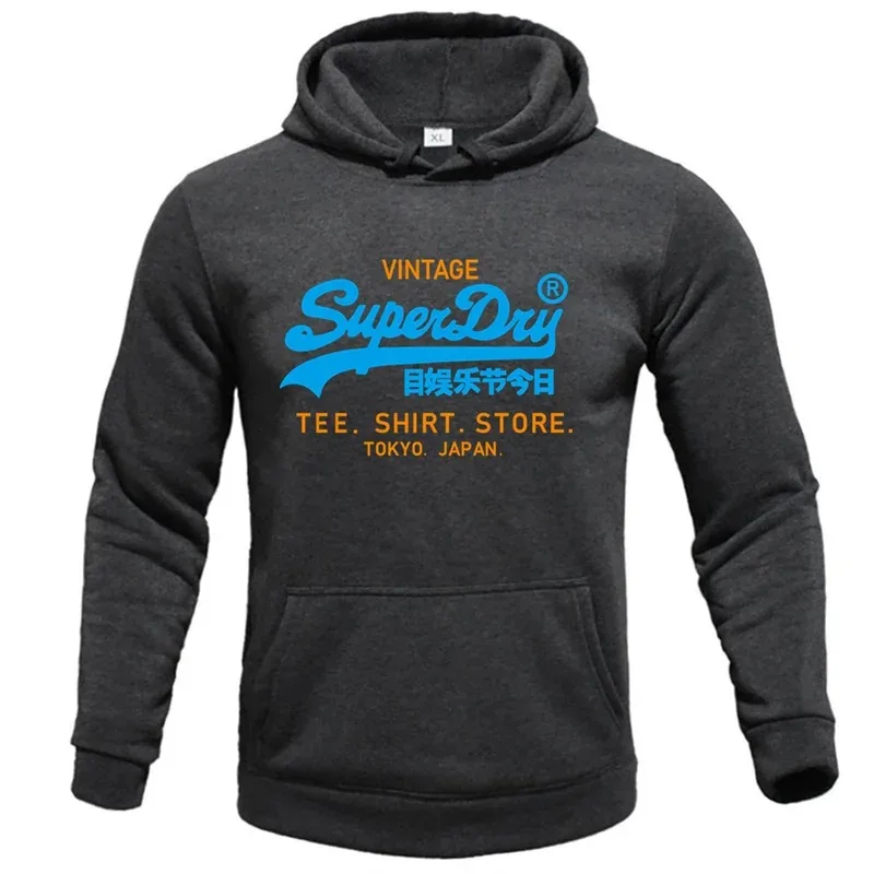 2024 Women Clothing Fashion Superdry Letter Hoody Trend Funny Men Hoodies Sweatshirts Hip Hop Streetwear Pullover Sport Hoodie