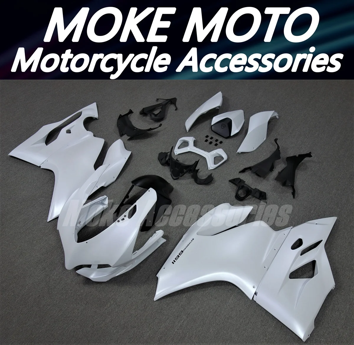 

Комплект обтекателей для мотоцикла Moke moto, подходит для Panigale 899 1199 2012 2013 2014, комплект кузовных работ, высокое качество, жемчужно-белый, шелковый, черный, новый
