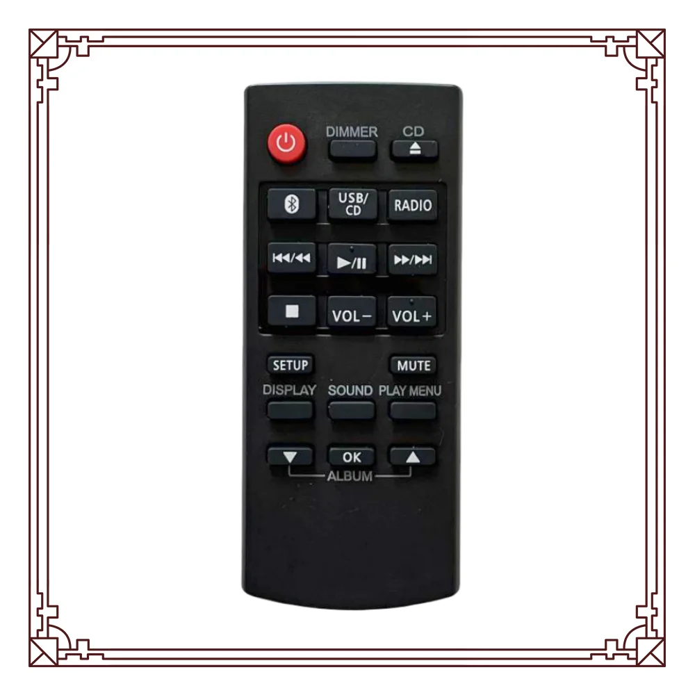 New remote control for Panasonic Stereo CD Audio System SC-HC39 SC-PM600 SC-HC39DB SC-HC49 SC-HC49DB SC-HC49EG SC-HC297 SC-PM602