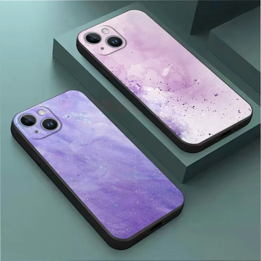 Black Soft Phone Case for Redmi A2 A1 Plus 10A 10C 10 9 K40 Pro K50 Gaming 12C 9A 12 9C K40s K60 Cover Ink Painting Style Funda