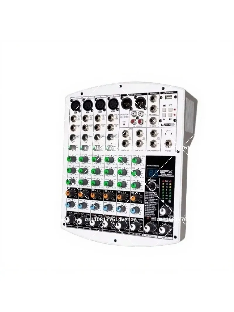 Professional 4-Channel USB Audio Mixer with Bluetooth, Studio Sound Control for Recording & Live Streaming