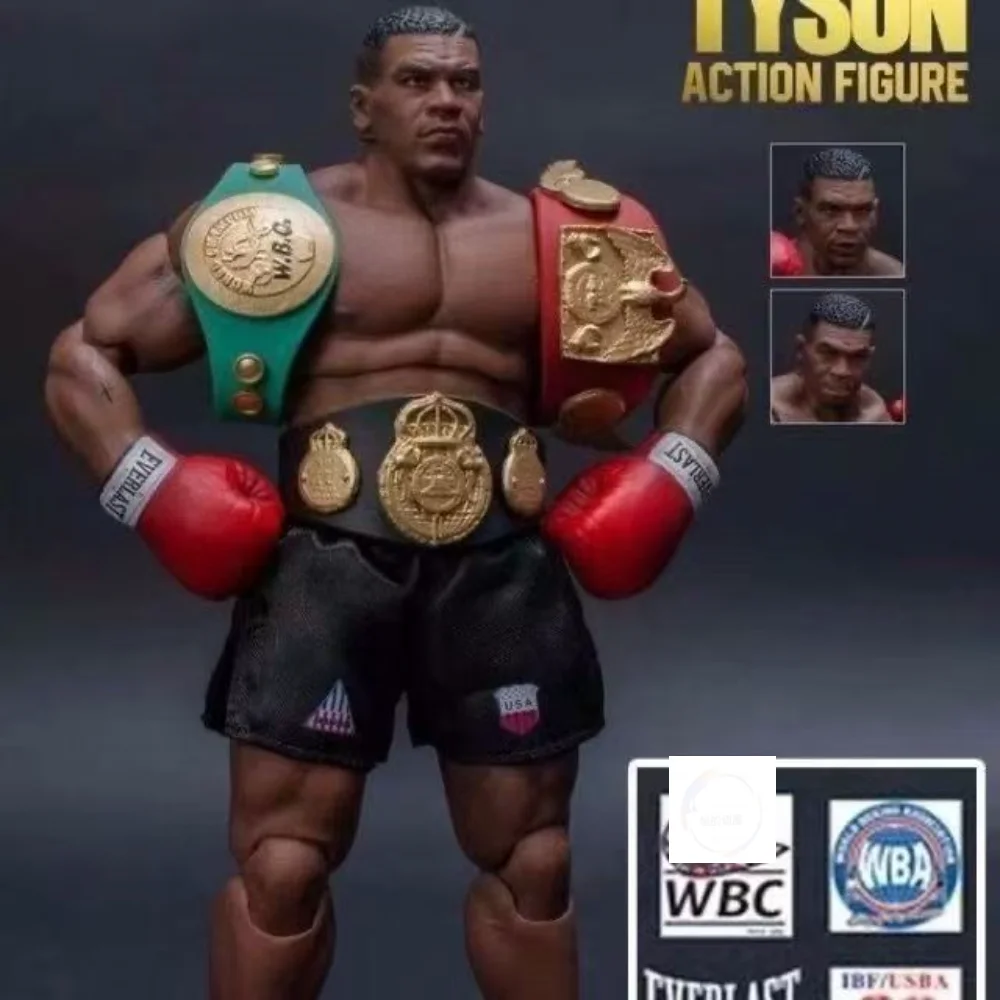 بطل الملاكمة KO الجيل الأول 2 علي مقاتلة ثلاثة رؤوس النحت المنقولة نماذج هدايا أبطالي