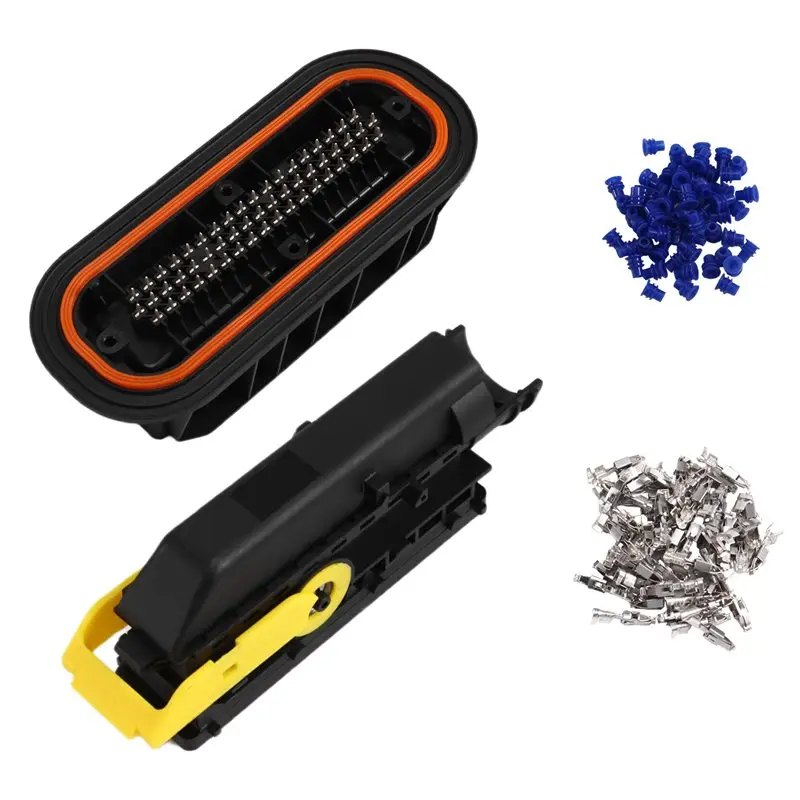 

Auto Connector Module 55Pin For Truck ECU Plug 2-967677-1 1718248-1 DJ7552-3.5-21 A4574434140 A0084462840 For Benz