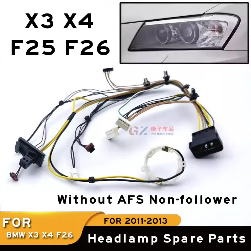 For 2011-2013 BMW X3 F25 headlight internal wiring harness X4 plug wiring harness X3 F26 headlight wiring