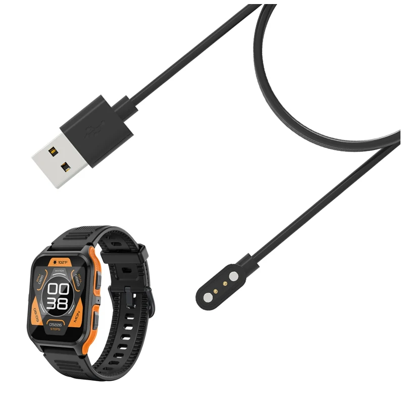 Adaptador de cargador de base de reloj inteligente, Cable de carga USB, Cable de carga de energía para Colmi P73, accesorios de reloj inteligente