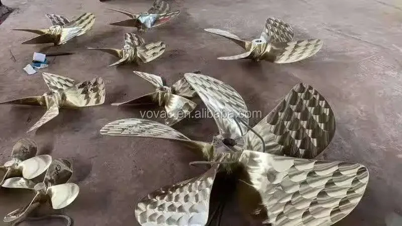 Venda quente 1400mm 56 polegadas hélice de bronze marinho para barco