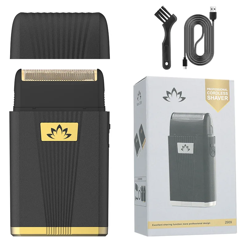 

STLF Black Twin Blade Foil Cordless Rechargeable Travel Electric Shaver Manufacturer for Man Bald Shaver Beard Trimmer