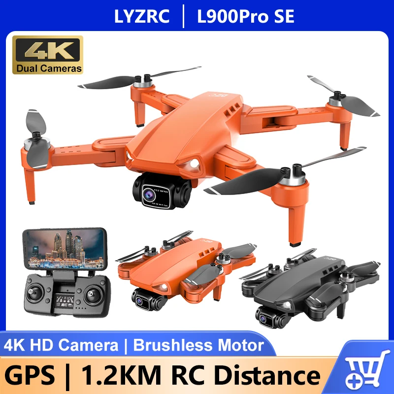 L900 PRO SE GPS Drone 4K Professional HD Dual Camera Dron with Brushless Motor 5G WIFI FPV Foldable Quadcopter RC Toys Gifts