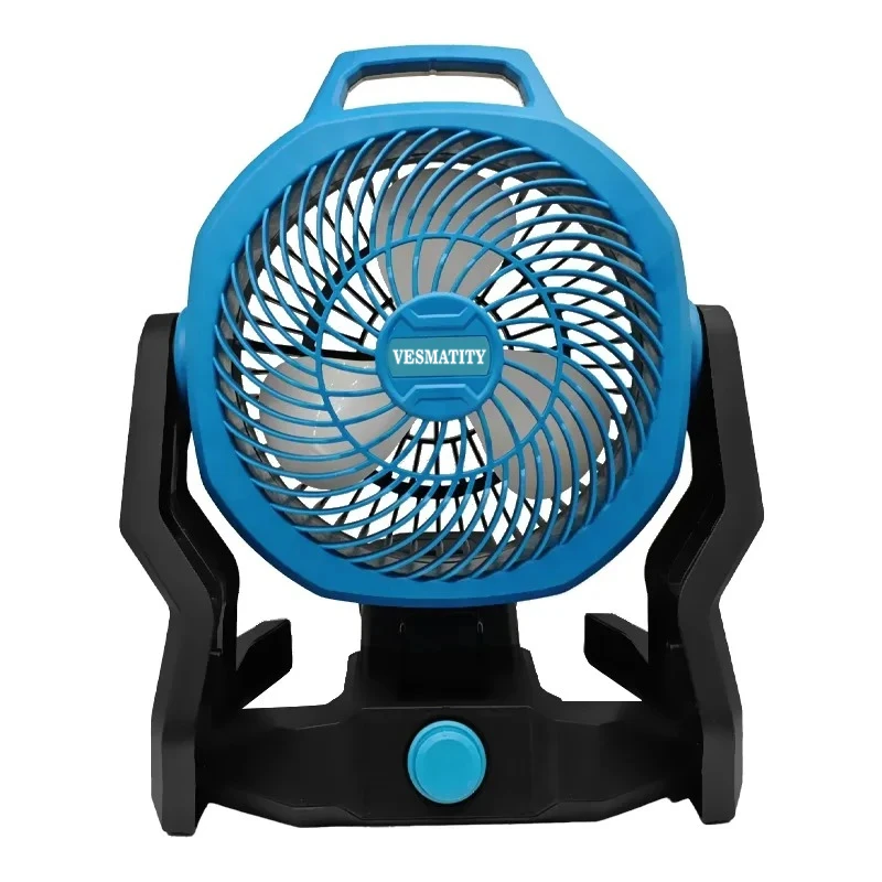 Portable Jobsite Fan Wireless Desktop Floor Camping Fan Heavy Duty Electric Fan for 18V BL1830 Battery, Battery Not Included
