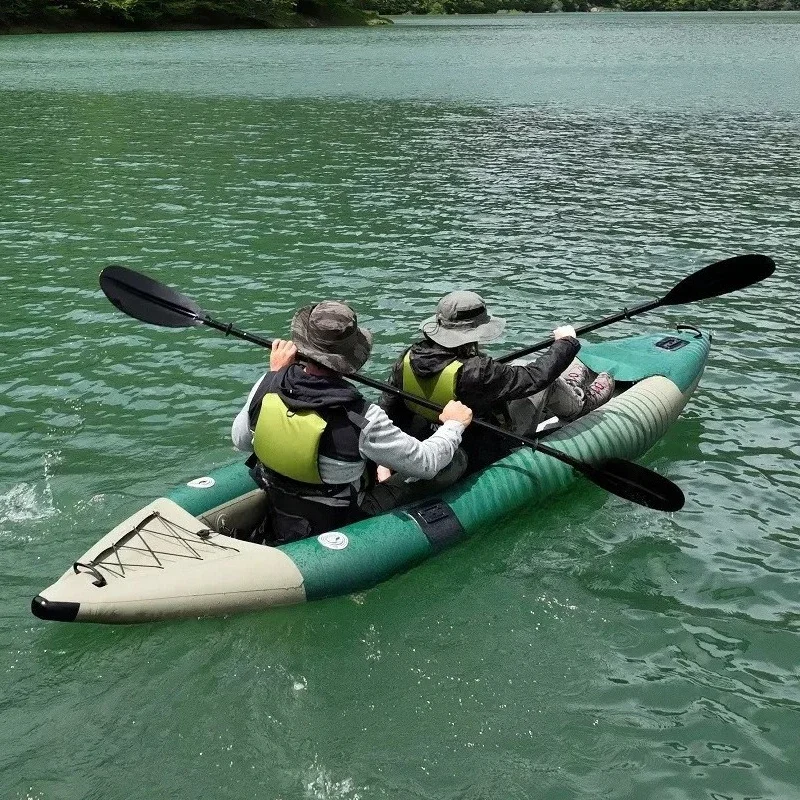 Kayak Inflatable Boat Canoe Single Double Fishing Drifting Kayak