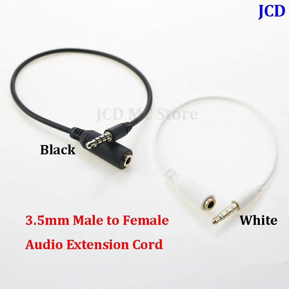 

1PC 3.5cm male to female audio extension line 3.5mm AUX Kabel 4 Pole Audio Extension Cable Jack Hoofdtelefoon Speaker