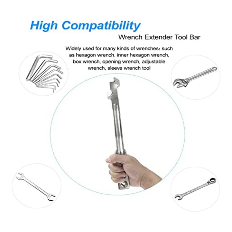 

A26F-14 In Wrench Extender Wrench Extender Stainless Steel Torque Wrenche Tools For Mechanics