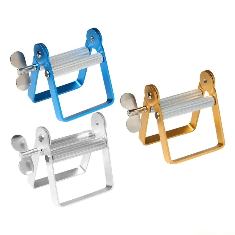 Professional Aluminum Alloy Hair Color Tube Squeezer Tool Ergonomic Grip Toothpaste Extractor For Salon And Home Use