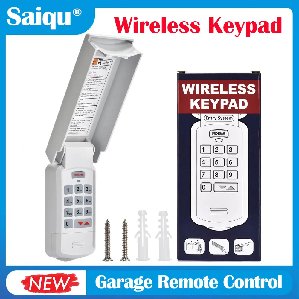 

Garage Door Opener Keypad Replacement Wireless Keypad for Overhead Wireless Entry Garage Door Opener