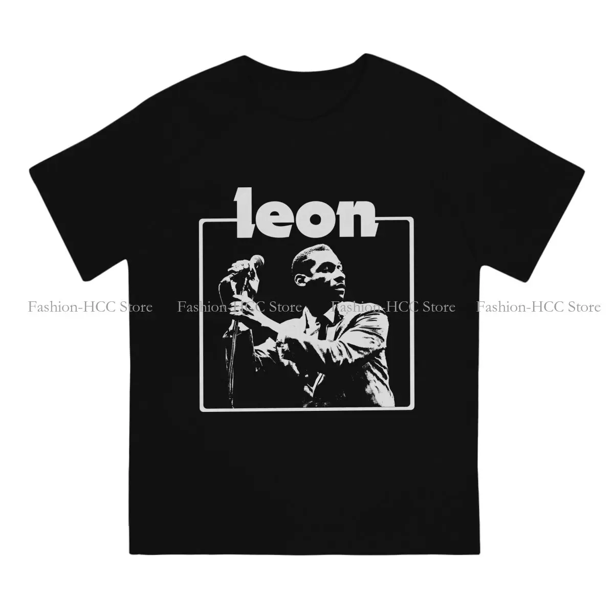 The White Stencil Hip Hop Polyester TShirt The Professional Film Creative Streetwear Casual T Shirt Men Tee