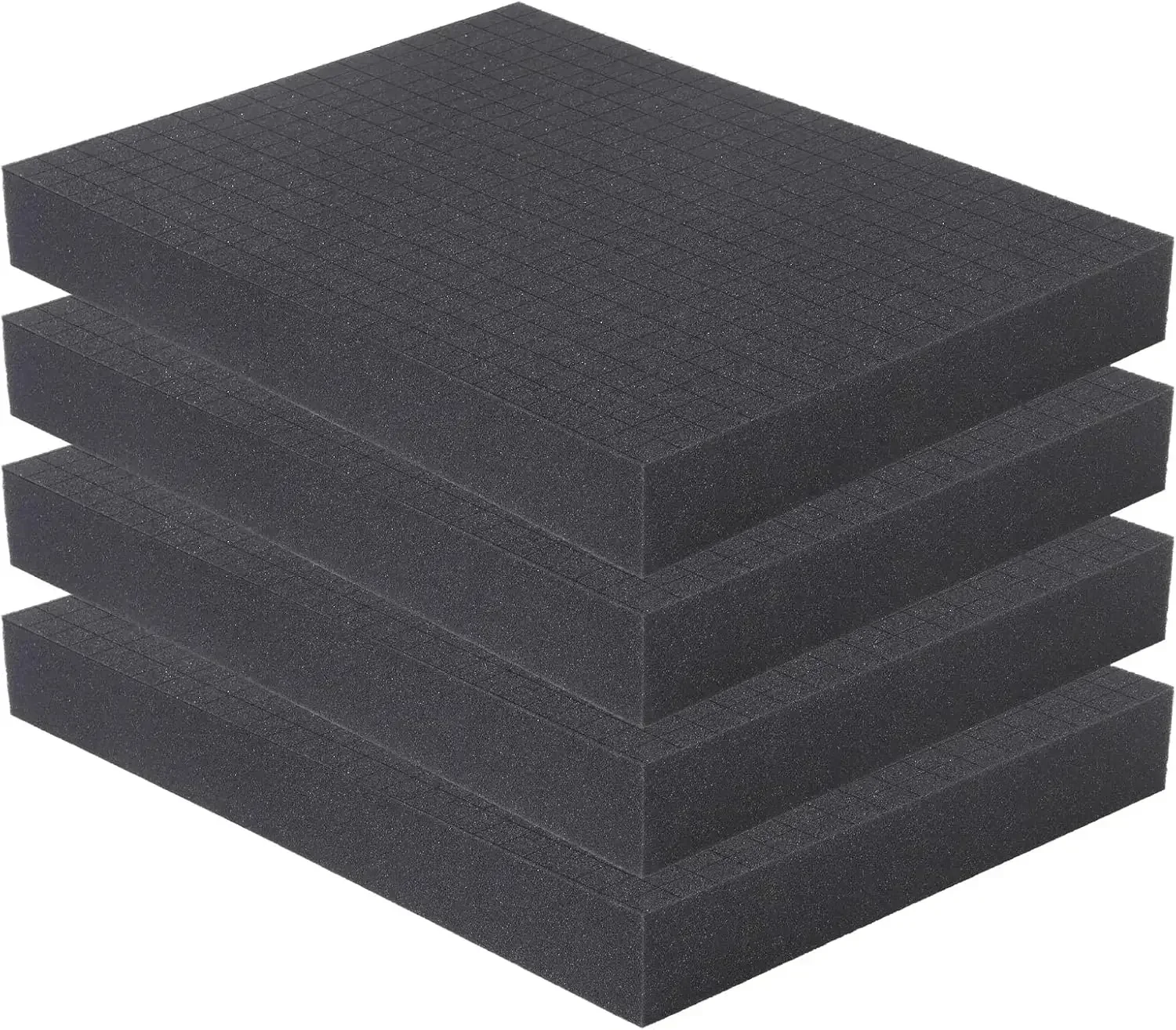 4 Pack 40x30x5cm Pick Apart Foam Insert Pluck Pre-cut Foam DIY Shape for Board Cases Storage Drawer Toolbox Foam Inserts