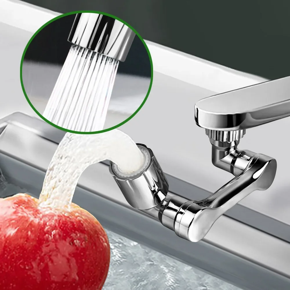 Faucet Sprayer Faucets Aerator 1440° Extension Nozzle For Universal Arm Tap Bubbler Rotation Washbasin Kitchen Robot Head