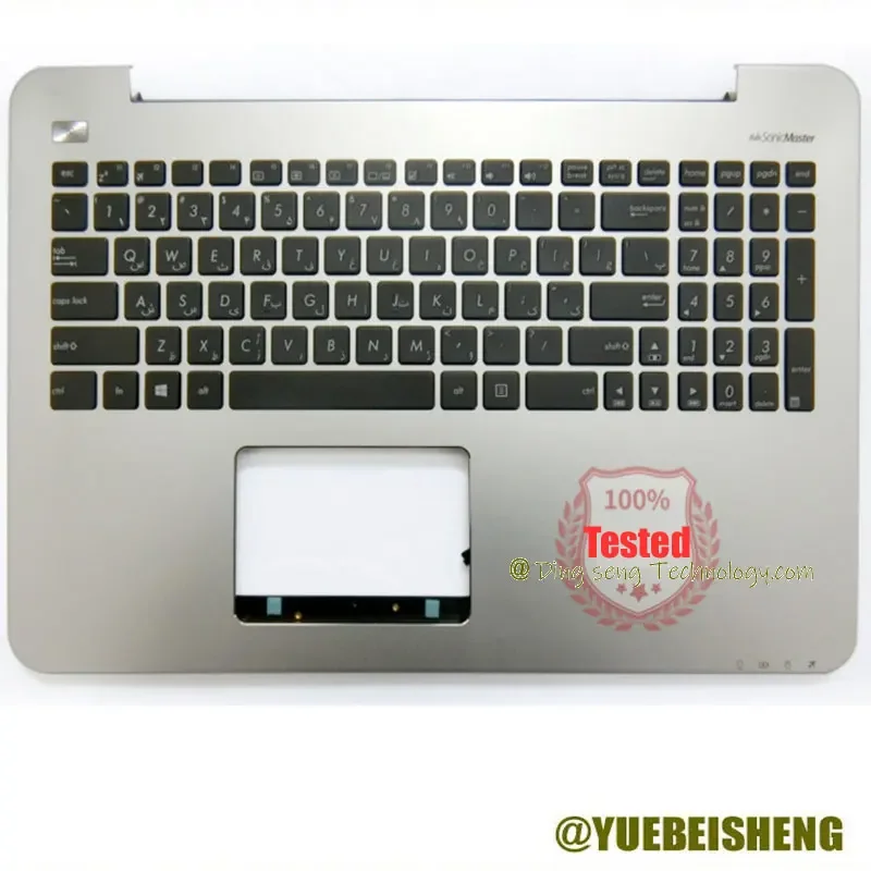 

YUEBEISEHNG New/org for ASUS Fl5800 V555L X555M K555LN DX992L VM590L K555L palmrest Arabic keyboard Upper cover Upper case