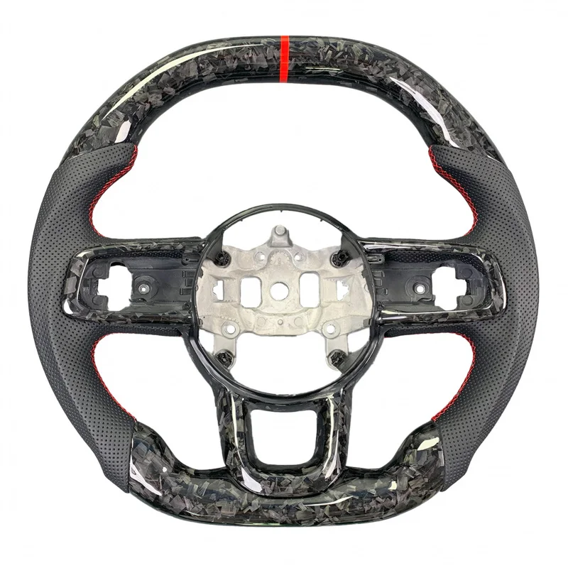 

Gladiator JL JK 2018-2024 Customized Forged Carbon Fiber Steering Wheel LED Display