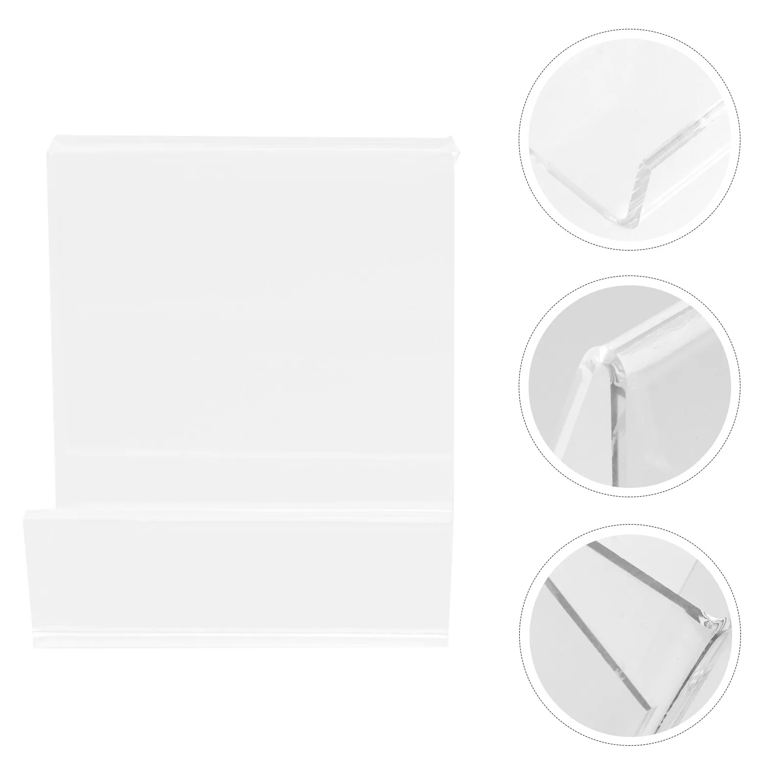 3Pcs Elegant Acrylic Display Stand for Smartphone Headset Earbuds Small Electronics Adjustable Tilt Angle 180 Degree Stable Desk