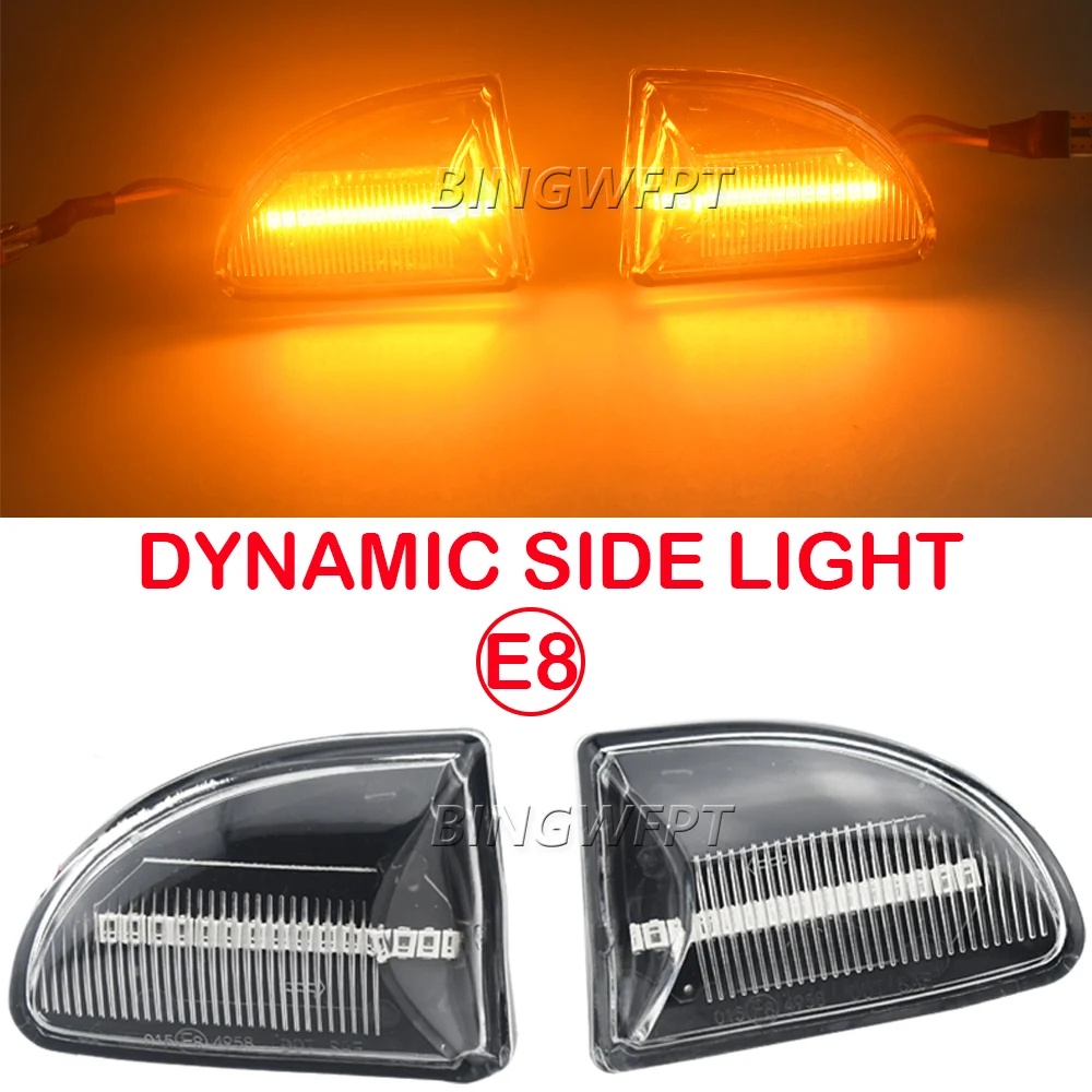 High Quality LED Dynamic Side Marker Light For Smart Fortwo 451 MK1 & MKII 2007-2014 Turn Signal Lights