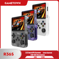 R36S Retro Handheld Game Console 3.5 Inch IPS Screen Linux System Portable Mini Video Player Classic Gaming Emulator 128G