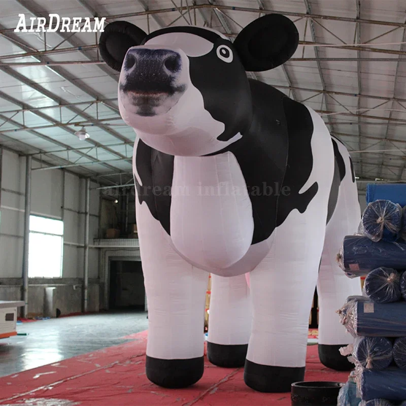 Giant inflatable cow Dutch Custom dairy milk cows inflatable Cattle bull for advertising made in China