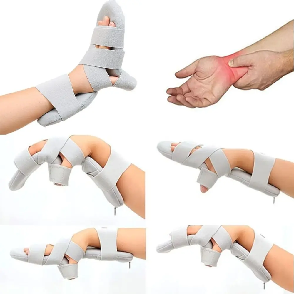 New Adjustable Resting Hand Splints Bendable Washable Finger Separator Board Fingers Separated Hand Wrist Protector
