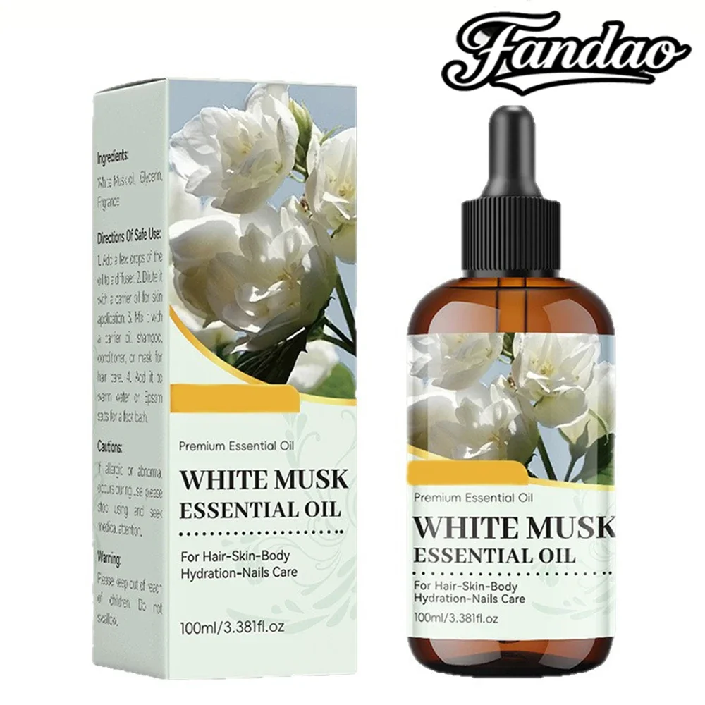 

Skin White Musk Essential Oil Moisturizing Nourishing And Skin-Softening Massage Oil Hair Care And Body Massage Essential Oil