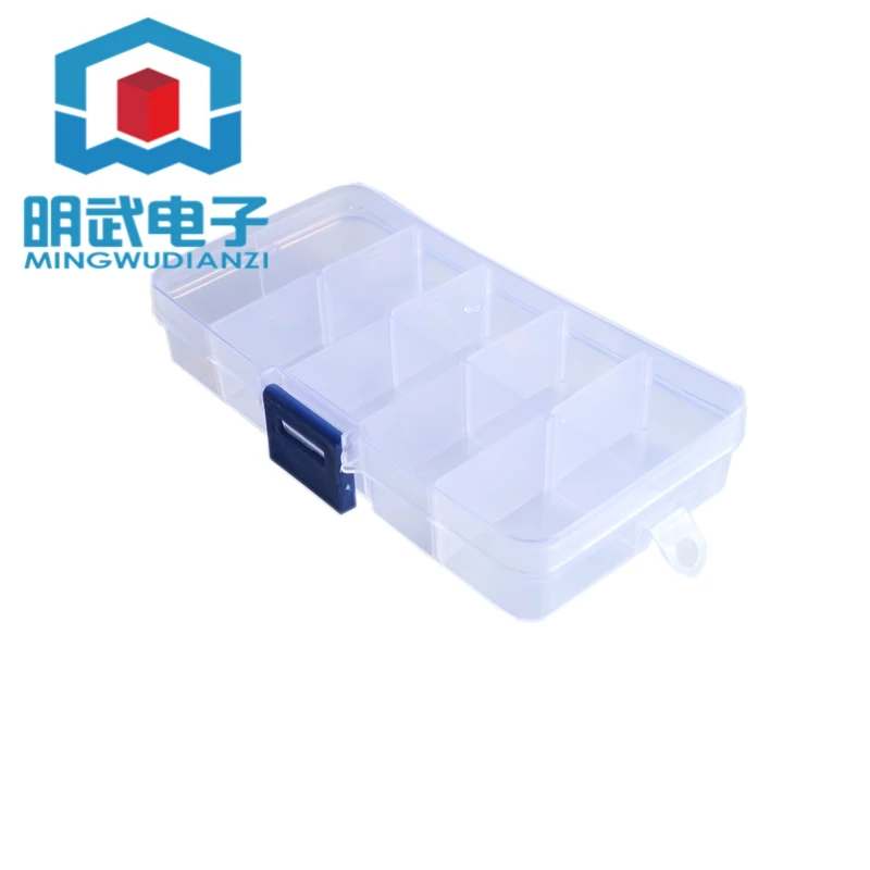 10/15 Grid Plastic Box Detachable Classification Parts Box Finishing Components PP Storage Box